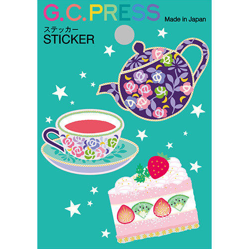 G.C.PRESS ステッカー 522－54 ティータイム LIKE IT！｜【ハンズ