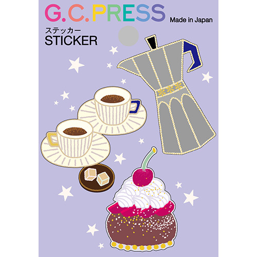 G.C.PRESS ステッカー 522－58 エスプレッソ LIKE IT！｜【ハンズ