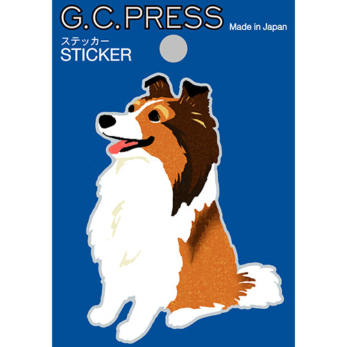 G.C.PRESS ステッカー 522－64 シェットランドシープドッグ｜【ハンズ