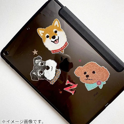 G.C.PRESS ステッカー 523－02 犬顔 シュナウザー｜【ハンズネットストア】