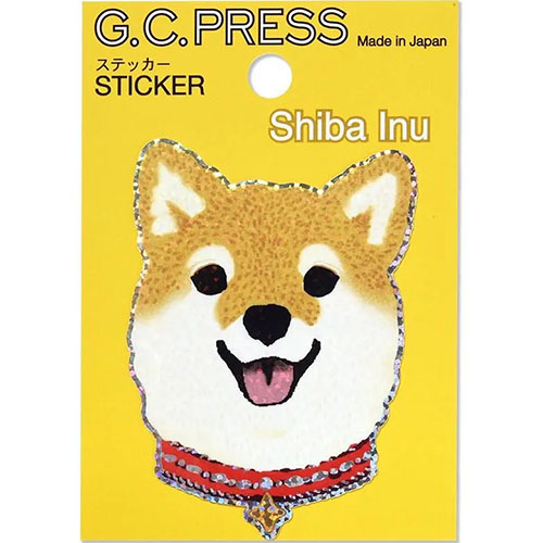 G.C.PRESS ステッカー 523－04 犬顔 シバ｜【ハンズネットストア】