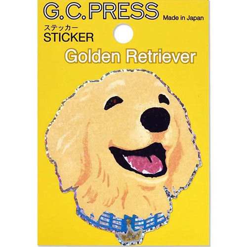 G.C.PRESS ステッカー 522－19 ゴールデン・レトリバー｜【ハンズ