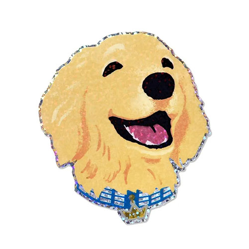 G.C.PRESS ステッカー 523－05 犬顔 ゴールデン｜【ハンズネットストア】