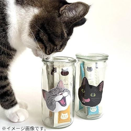 G.C.PRESS ステッカー 523－12 猫顔 黒ネコ｜【ハンズネットストア】