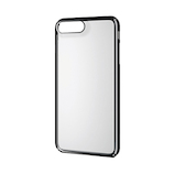 【iPhone8Plus/7Plus】 エレコム シェルカバー 極み サイドメッキ PM-A17LPVKMBK ブラック