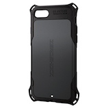 【iPhone8/7】 エレコム ZEROSHOCK スタンダード PM-A17MZEROBK ブラック