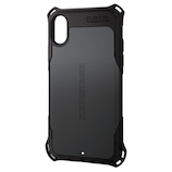 【iPhoneX】 エレコム(ELECOM) ZEROSHOCK スタンダード PM-A17XZEROBK ブラック