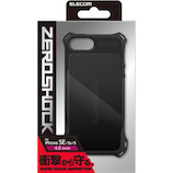 【iPhoneSE/5s/5】 エレコム ZEROSHOCK スタンダード PM-A18SZEROBK ブラック