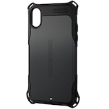 【iPhoneXS/iPhoneX】 エレコム(ELECOM) ZEROSHOCK スタンダード PM-A18BZEROBK ブラック