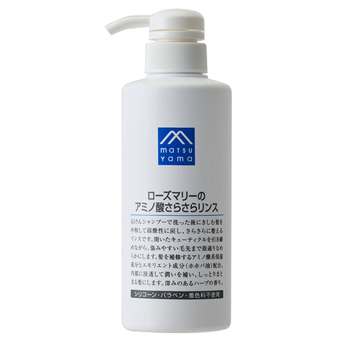 松山油脂 Mマーク ローズマリーのアミノ酸さらさらリンス 380mL