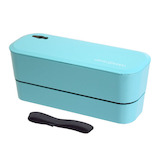 サブヒロモリ グーテン スタックインランチ L 1000mL 235733 水色