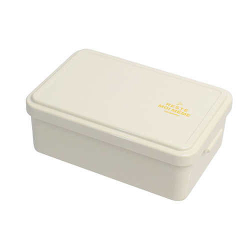 サブヒロモリ ユニモア スクエアランチ1段 600mL PCA4054－02 ホワイト