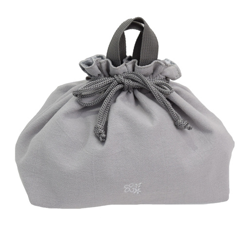 ラブブ巾着 Wacky Martシリーズ　グレー ⭐︎ラブブ⭐︎ Wacky Mart 巾着 Konjac Ball Bag グレー ラブブ