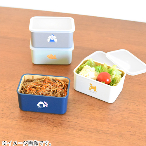 サブヒロモリ きちじつ 木目フードコンテナ 230mL アイボリー 柴犬