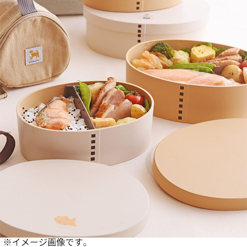 サブヒロモリ きちじつ わっぱ小判弁当M 550mL ベージュ おむすび