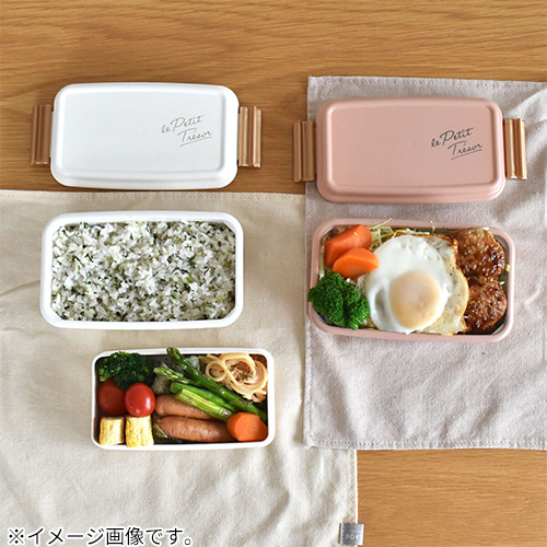 サブヒロモリ トレゾワ 2WAYタイトランチ2段 670mL グレー