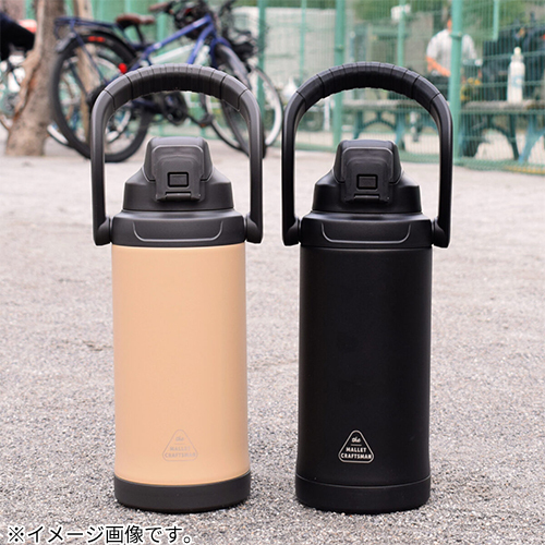 サブヒロモリ マリット ステンレスワンプッシュ直飲みボトル 2L