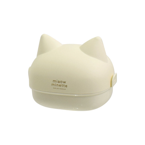 サブヒロモリ にゃお ねこみみおにぎりケース ホワイト