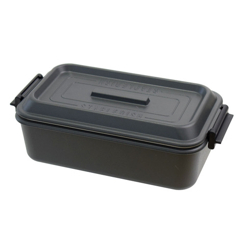 サブヒロモリ ステイプルユニ タイトランチ1段850 ブラック 850mL