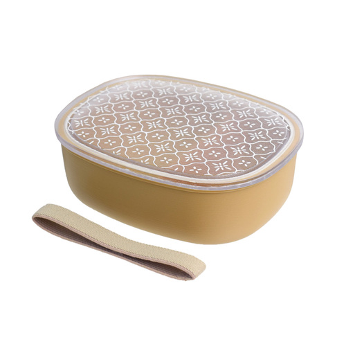 お買い得】 サブヒロモリ わだんみずは クリア一段弁当 610mL ホワイト