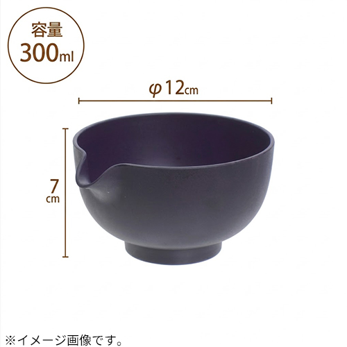 サブヒロモリ わだん 片口抹茶椀 300mL PUN4338－25 墨刷毛目