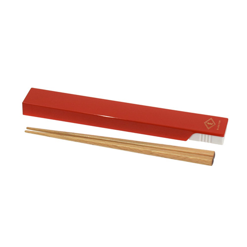 サブヒロモリ エクラルテ 抗菌箸＆ケース PCA4393－15 レッド