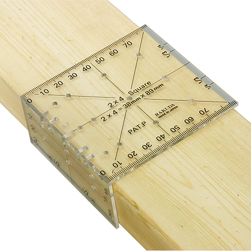 ラクダ ツーバイフォー定規 ポリカーボネイト メジャー 測定用品 曲尺 直尺 東急ハンズネットストア