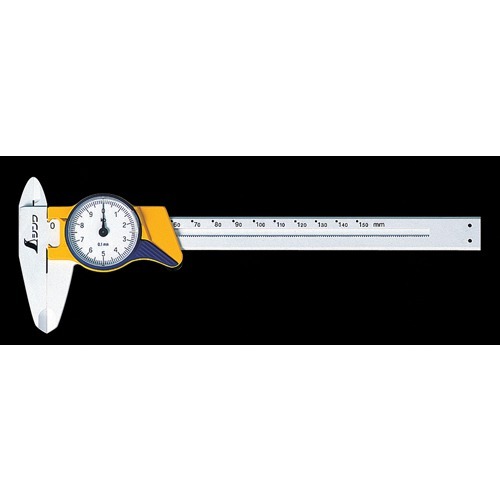 【クリックで詳細表示】シンワ ファイバーノギス 15cm