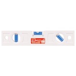 シンワ スリムレベル 白 76332 200mm 背面マグネット付