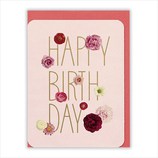 ホールマーク 誕生日グリーティング 花フォト 715540 散らし