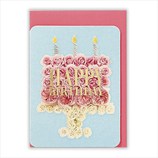 ホールマーク 誕生日ミニカード 花フォト 715649 ケーキ