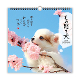 【2019年版・壁掛】 日本ホールマーク リングカレンダー大 もの思う犬 743789