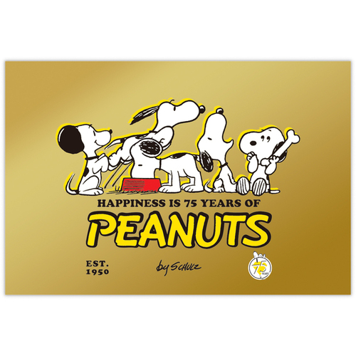 ホールマーク（Hallmark） ポストカード PEANUTS コミック生誕75周年