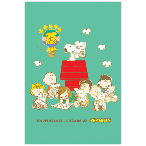 ホールマーク（Hallmark） ポストカード PEANUTS コミック生誕75周年
