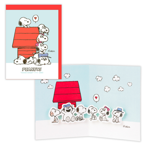 ホールマーク（Hallmark） 多目的 立体ブランクカード スヌーピー