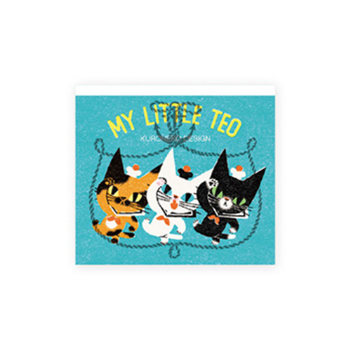 表現社 ブロックメモ 黒ねこ意匠 21-385 MY LITTLE TEO｜【ハンズ