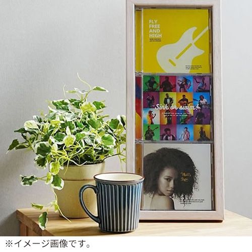 【 CD3枚セット 】（３枚6200円）ケリーマフ ケンコー（Kenko） CDディスプレイフレーム（CDケース3枚タイプ） タテ