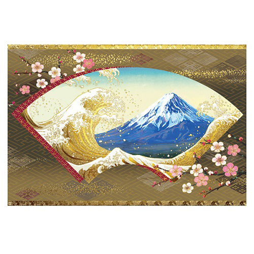 童磨　霧氷・睡蓮菩薩　カード クリスマス】 チキュウグリーティングス 和風クリスマスカード