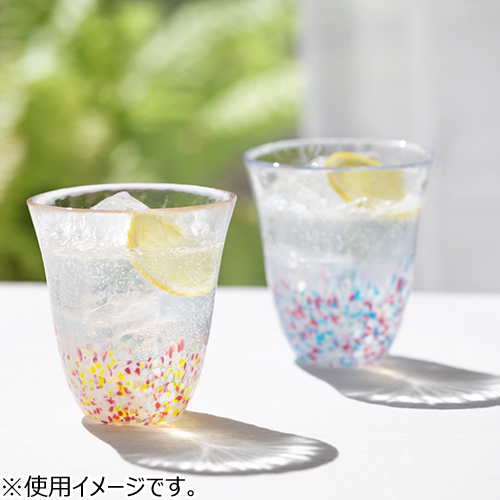 津軽びいどろ sakura ペアグラス FS－62509 菜の花と青い空｜【ハンズ
