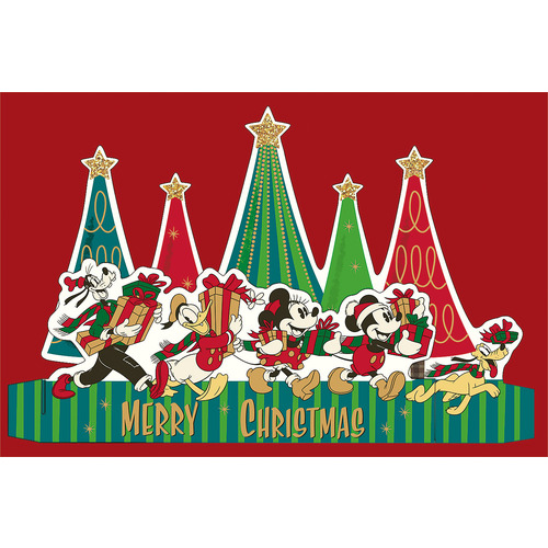 クリスマス】 アートプリントジャパン ディズニースタンディングカード