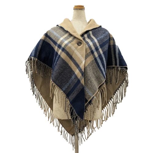 お買い得】 ブロンズ(BRONZE) リバーシブルギャザーポンチョ 112525