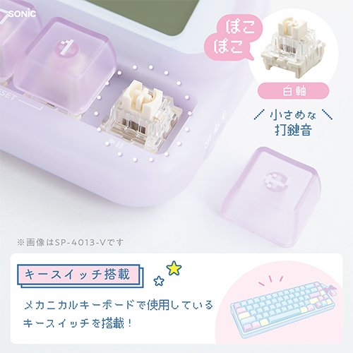 ソニック（sonic） ぽこぽこスタディタイマー LED付 SP－4013－V