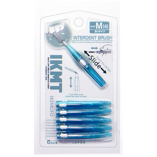 イケモト（IKMT） スライド収納式歯間ブラシ M IKT7310 6本入り