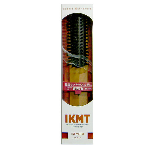 イケモト（IKMT） 天然毛 ブラッシングブラシ L ふつう IKH4624