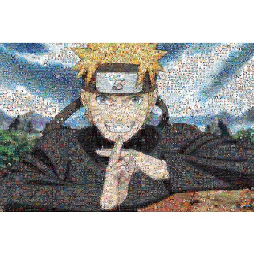 エンスカイ ジグソーパズル NARUTO-ナルト-疾風伝 モザイクアート 1000