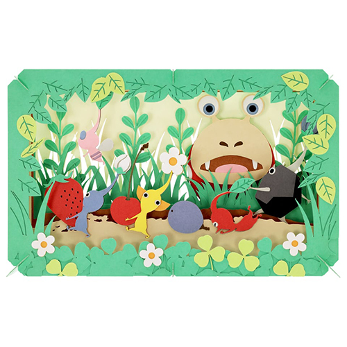 ピクミンページ ピクミン』のペーパークラフトキット《ピクミン ペーパー