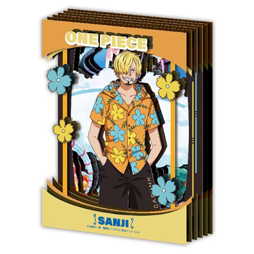 ONE PIECE ワンピース きゃわinミラー ミニミラー サンジ エンスカイ ペーパーシャドーアート ミニ SA-M13 ワンピース サンジ