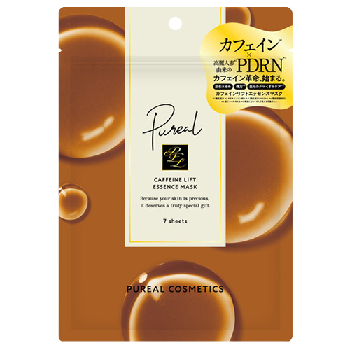 ピュレア（Pureal） カフェインリフトエッセンスマスク 120mL 7枚入