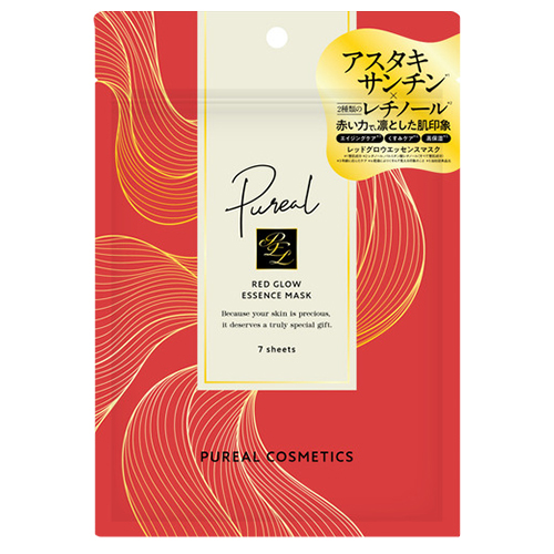 ピュレア（Pureal） レッドグロウエッセンスマスク 120mL 7枚入