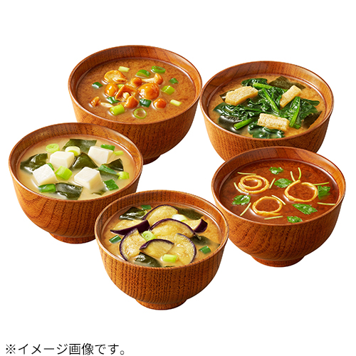 お買い得】 アマノフーズ 減塩おみそ汁 5種セット 10食入 ※軽減税率